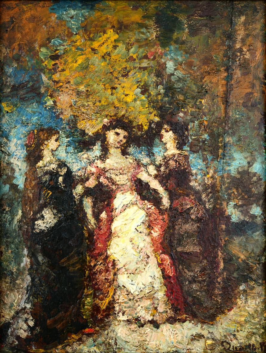 Les trois femmes dans un jardin_1